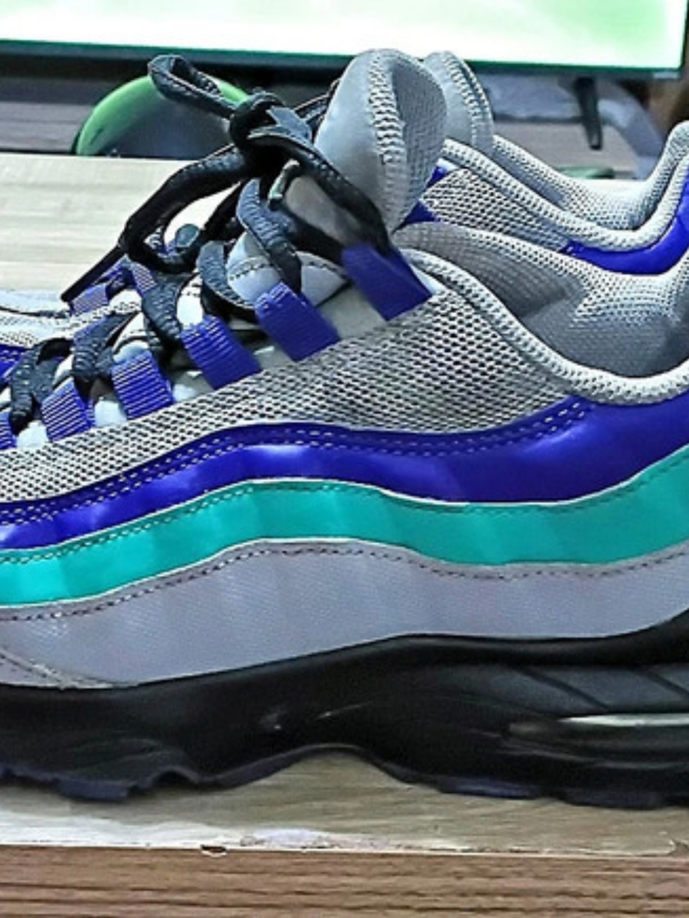 Nike Air Max 95 Sneakers US 7Y Gray Blue